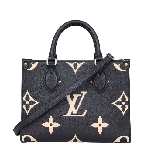 louis vuitton monogram empreinte onthego pm